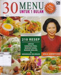 30 Menu Untuk 1 Bulan