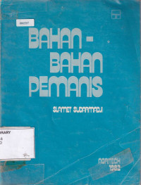 Bahan-Bahan Pemanis