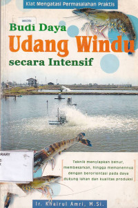 Budi Daya Udang Windu secara Intensif