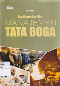 Ensiklopedia MIni: Manajemen Tata Boga