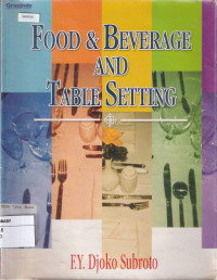 Food & Beverage and Table Setting