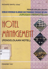 Hotel Management (Pengelolaan Hotel)