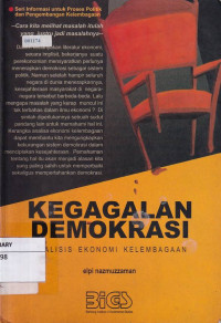 Kegagalan Demokrasi: Analisis Ekonomi Kelembagaan