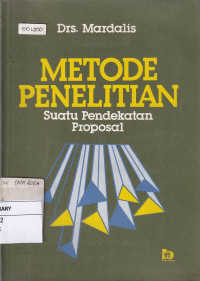 Metode Penelitian: Suatu Pendekatan Proposal