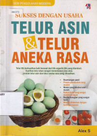 Sukses Dengan Usaha Telur Asin dan Telur Aneka Rasa