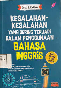 Kesalahan-Kesalahan Yang Sering Terjadi Dalam Penggunaan Bahasa Inggris